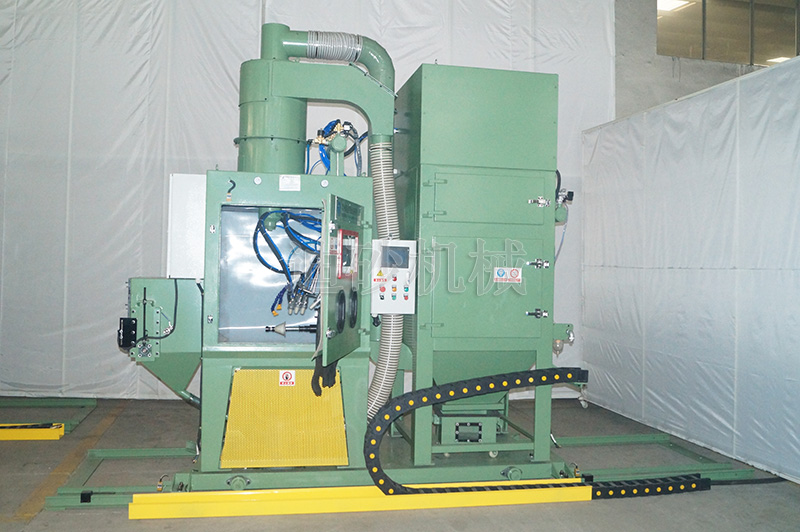 石油管端螺紋自動(dòng)噴砂機(jī)成功案例：寶鋼