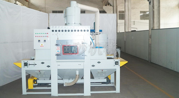 環(huán)保輸送式自動噴砂機(jī)案例：富士康